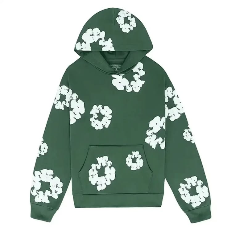 Denim Tear Hoodie (Green)