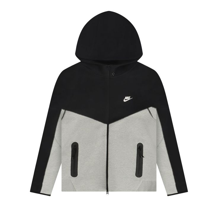Nike Tech Hoodie (Black 'N Grey)