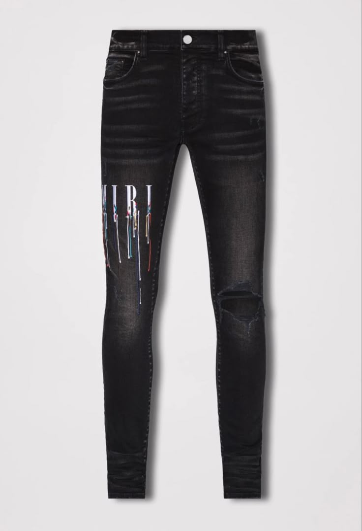 Amiri Jeans (Multi Color Drip)